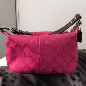 Pink small COACH mini bag